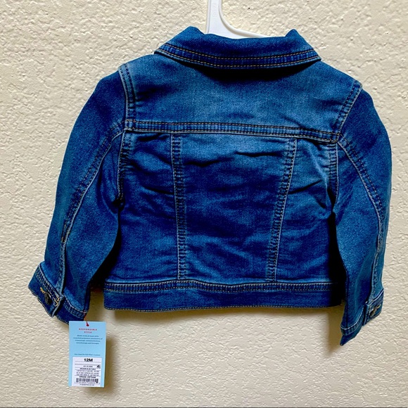 Toddler Girls Vintage Denim Jacket Cat & Jack - Picture 1 of 2